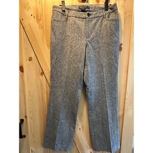 Pendleton Wool Blend Gray Herringbone Tweed Trousers